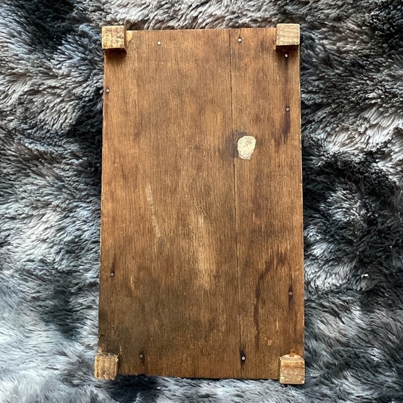 Vintage Carved Wood Double
Tile Trivet - Picture 13 of 16